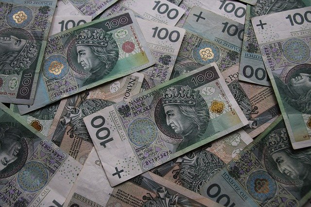 polské bankovky